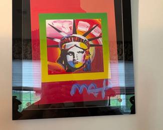 Peter Max Liberty Head Serigraph