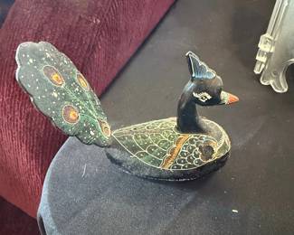 Black Wooden Duck