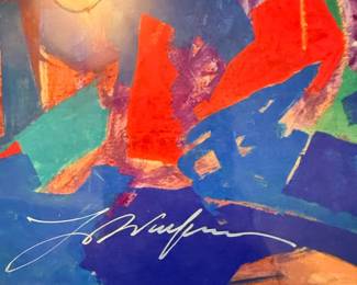 Peter Max Lion Serigraph third image