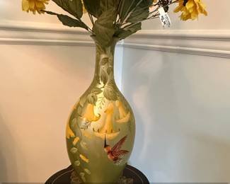 Franklin Porcelain the Garden Bird Vase by Basil Ede