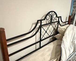 Metal and Wood Bed Frame