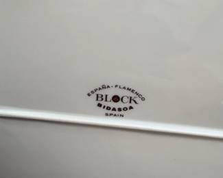 BLOCK Bidasoa Espaa Flamenco Oval Platter second image