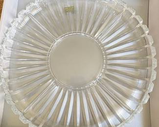 Mikasa Crystal Serving Platter