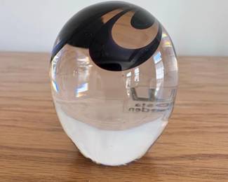 Kosta Boda Art Glass Paperweight