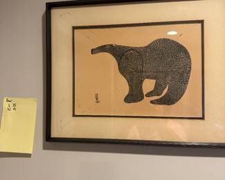 Large Bear by Lucy Quinuyuak- $125