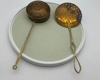 Antique Skimmer And Bed Warmer