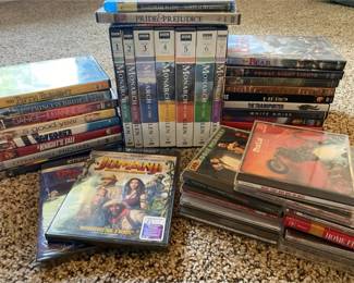 Blue Rays DVD And CDs