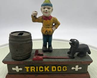 Vintage Cast Iron Coin Bank