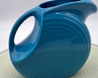 Fiestaware Turquoise Pitcher