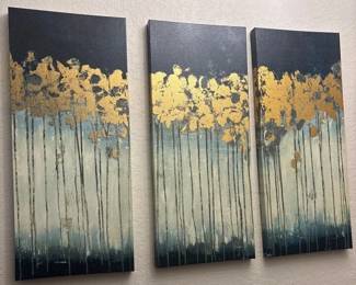 Landscape 3 Piece Canvas Art Work