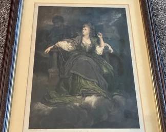 Art Mrs. Siddons Signed