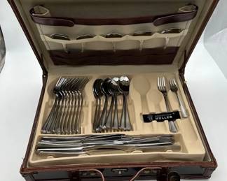 38 Piece Kochtopfhaus Muller Silverware In Vintage Case