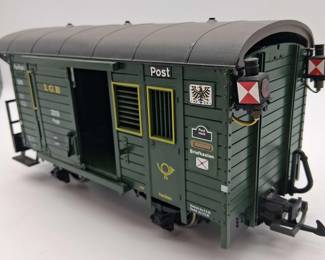 LGB Lehmann Gross Bahn 3019 Postal Car Lighted G Guage Big Train Line