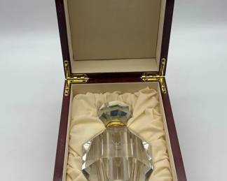 Vintage Cut Glass Decorative Vanity Bottle