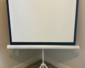 50 inch portable projector screen