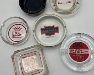 Vintage Advertisement Ashtray Collection