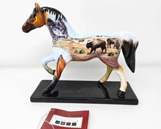 The Trail of Painted Ponies Kindred Spirits Item No. 12268 1E/0544 Ceramic Figurine w/ Box