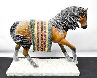  The Trail of Painted Ponies Wounded Knee Item No. 12276 1E/6143 Retired Figurine w/ Box