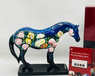  Trail of Painted Ponies “Night Flower” #12289 Marianne Hornbuckle 1E/2371 w/ Box & Tag