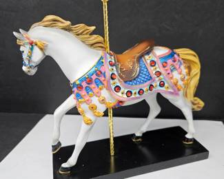Trail of Painted Ponies “Bedazzled” Carousel Horse 1E/0600 Item No. 12245 w/ Box - Repaired Leg