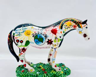 The Trail of Painted Ponies “Children’s Prayer Pony” 1E/9979 Retired Figurine -Ceramic
