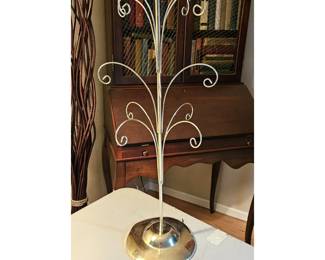 Gold Tone Metal Ornament Display Tree Stand 22" OccaXions Westland Giftware-