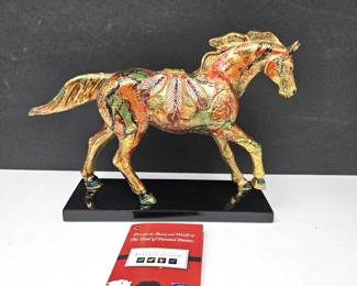 Trail of Painted Ponies #12292 Golden Feather Pony 1E/4716 Retired w/ Box & Tag
