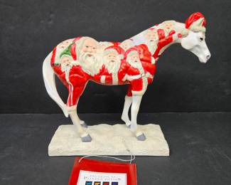 Big Red Trail of Painted Ponies 1E/9162 Item No. 12215 Christmas Santa Figurine w/ Box