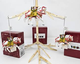 Lot of 3 Painted Ponies “Polar Express” Ornament #12337 NIB w/ Boxes & Tags