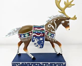 Trail of Painted Ponies Reindeer Roundup Item No. 12218 1E/0344 Low Number Retired Horse w/ Box