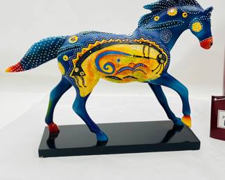 Retired Trail of Painted Ponies Kokopelli Pony #1508 Joel Nakamura 1E/2850 Resin Figurine