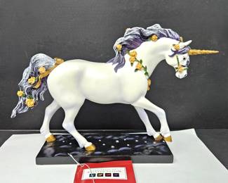  Trail of Painted Ponies Retired 12265 Wish Upon A Star Unicorn Figurine 1E/2,629 w/ Original Box