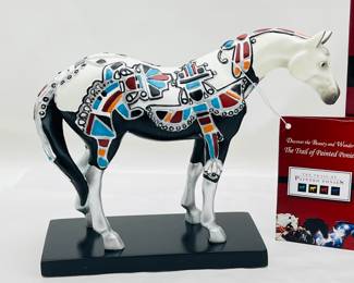 Trail of Painted Ponies Zuni Silver Pony #12303 Lynn Bean 1E/1062 Retired with Box