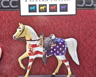 Trail of Painted Ponies “Stars and Stirrups” Horse Figurine by Kevin Kilhoffer NIB 1E/1962