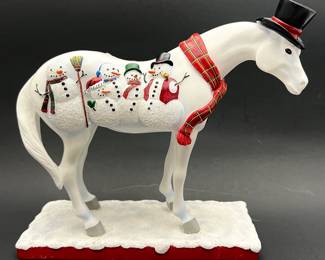 The Trail of Painted Ponies “Frosty” 1E/5493 Retired Holiday Figurine