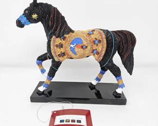 The Trail of Painted Ponies Navajo Black Beauty Item No. 12254 1E/2902 Retired Figurine w/ box
