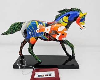 Trail of Painted Ponies 12207 “Tropical Reef Horse” 1E/5055 Retired May 2013 w/ OG Box
