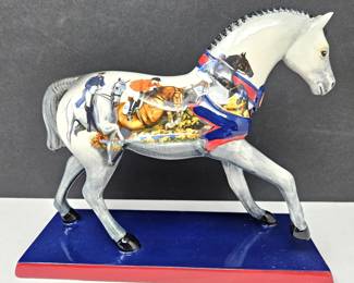 Trail of Painted Ponies Grand Prix Ceramic Item No. 12297 1E/0860 Horse w/ Box