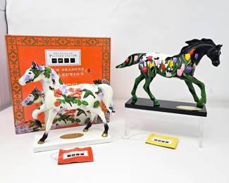  Trail of Painted Ponies #12270 Summer Ballet LE 00244/20000 & #12269 Tip-Toe Through The Tulips LE 05327/20000 w/ Box