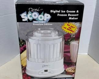 Deni Scoop Factory Premium Edition Digital Ice Cream And Frozen Dessert Maker