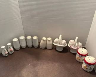 Salt And Pepper Shaker Lot of 6 Pairs