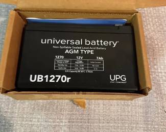 12V Lead Acid Battery Universal UB1270r