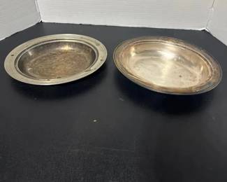 Vintage Silver Plate Oval Serving Dishes Shallow Bowls