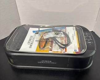Power Smokeless Grill Deluxe New