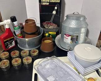 Outdoor Patio Misc Items Lot