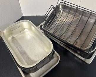 Assorted Roasting Pans, 9 Pieces