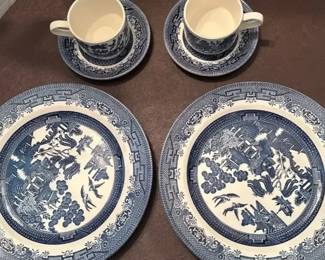 Churchill England Blue Willow Tableware Fine China