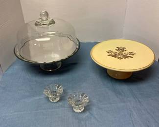 Pfaltzgraff Cake Stand And More