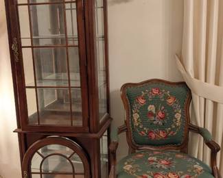 Matching crossstitch antique chairs 