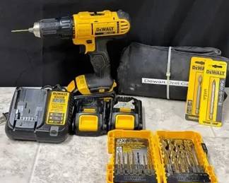 Dewalt Cordless Drill And Accessories
